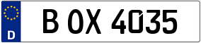 Truck License Plate